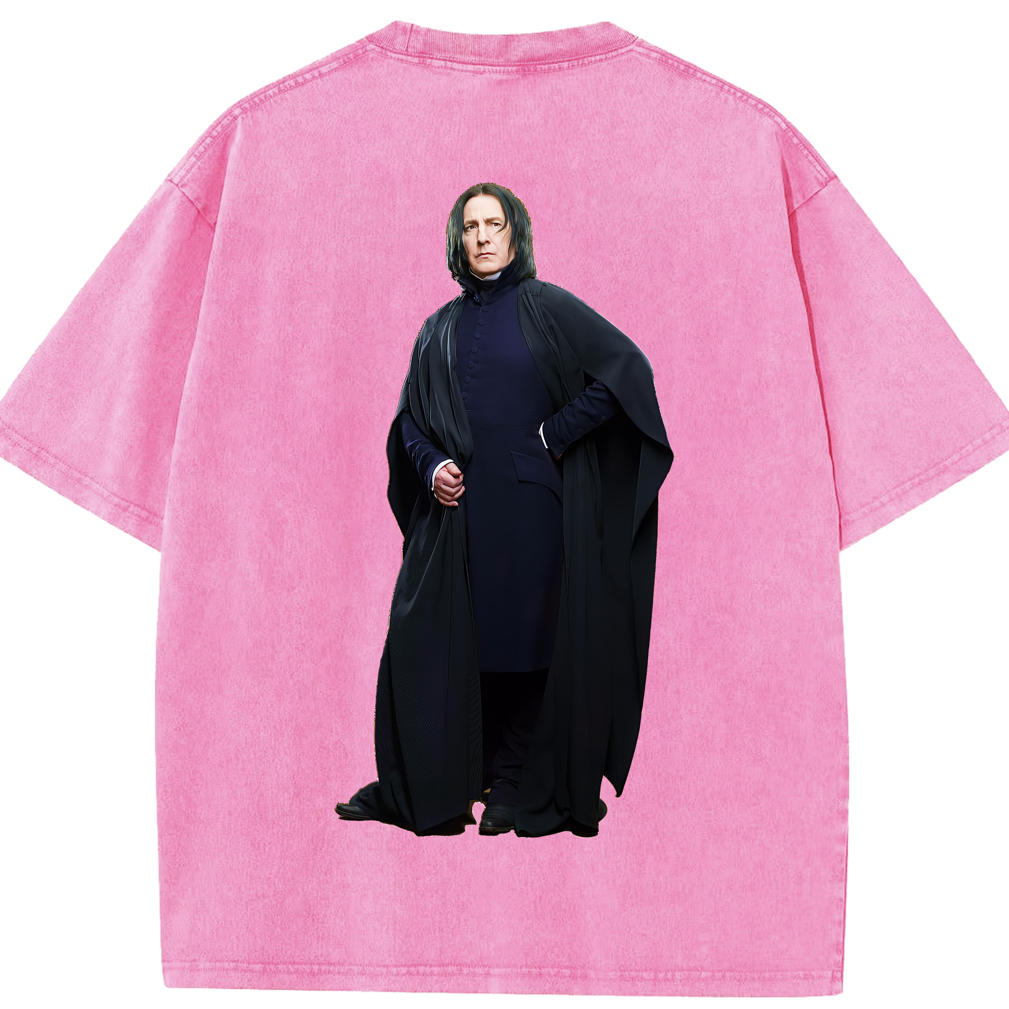 （画像用） Harry Potter ハリー・ポッターシリーズ 綿100% ヴィンテージ風 半袖Tシャツ（背面プリント）